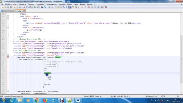 come creare un sito web con un generatore di codice in PHP (video 6 di 7) смотреть онлайн