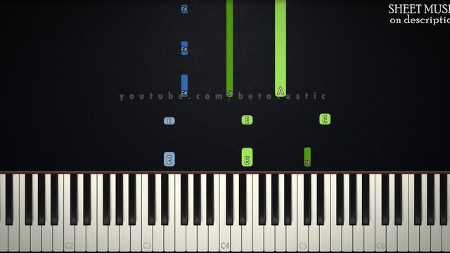 Now We Are Free - Gladiator | EASY PIANO TUTORIAL + SHEET MUSIC by Betacustic смотреть онлайн