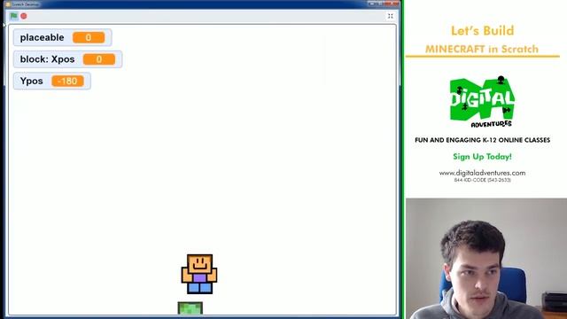 Let's Build Tutorial: How to Make Minecraft Game in Scratch смотреть онлайн