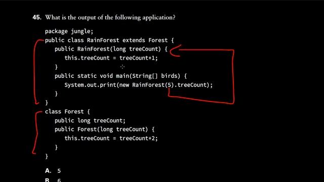 OCA JAVA SE 8 Programmer Guide Practice Test Chapter 4 # 41 - 50 смотреть онлайн