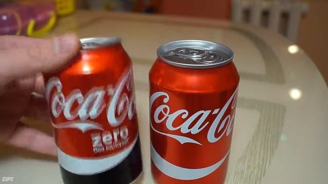 Почему Coca Cola Zero не тонет в воде Удивительный эксперимент смотреть онлайн