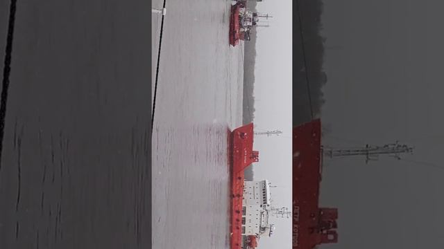 Работа буксиров в Архангельске. смотреть онлайн