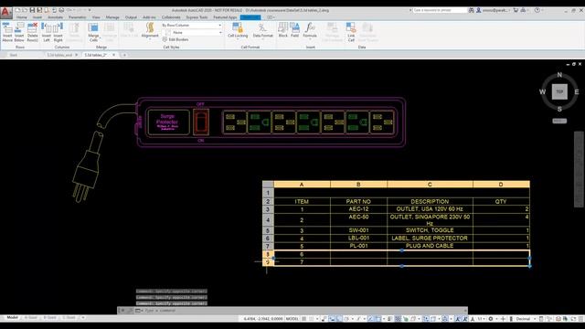 Professional AutoCAD for Design and Drafting Lesson 5.6- Use tables in drawings смотреть онлайн