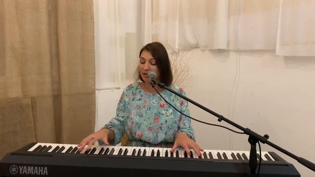 Чудо Рождества- Настя Каменских - (песни на пианино - Анна Ниагара) смотреть онлайн