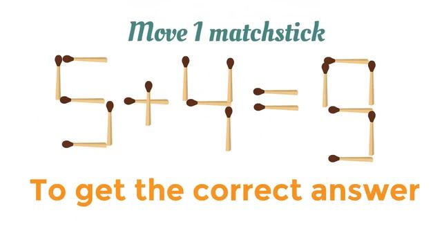 Fun brain game Can You Fix 6 + 4 = 3 By Moving 1 Matchstick? [easy math puzzle] смотреть онлайн