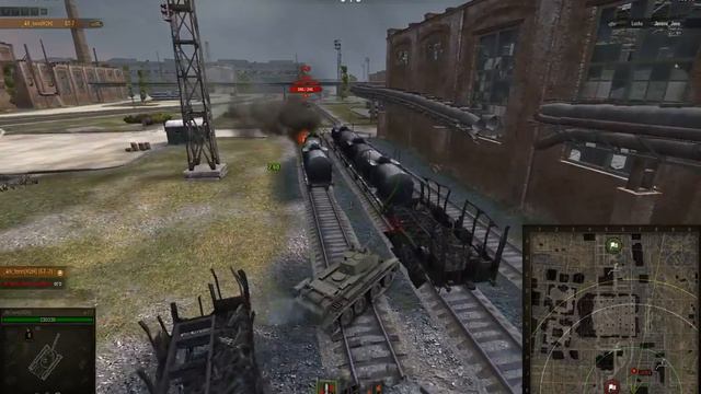 Баг на карте "Промзона" | World of Tanks (патч 9.15) смотреть онлайн