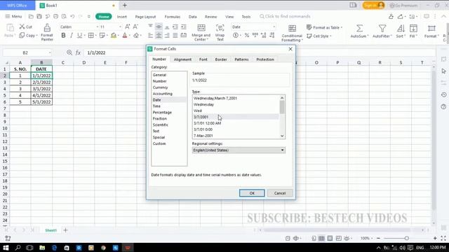 HOW TO CHANGE DATE FORMAT IN WPS OFFICE смотреть онлайн