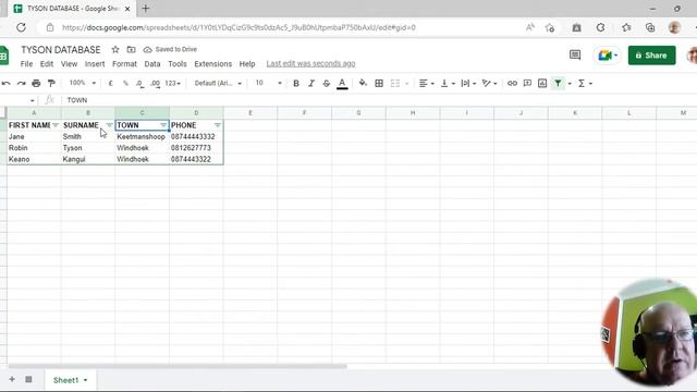 Using Google Sheets to create a database смотреть онлайн