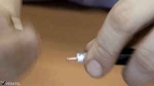 Монтаж разъема N-111 на коаксиальный кабель D-FB серии для системы усиления сотовой связи и 4G