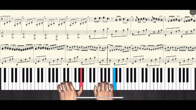 Canon in D Major | piano tutorial | 卡农 | 钢琴教学 | (50% speed) смотреть онлайн