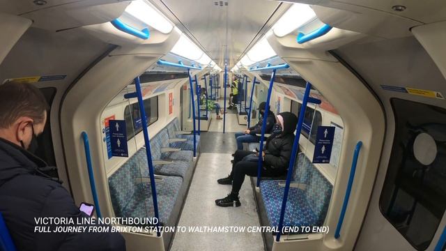 London Underground ?? - Full Victoria Line From Brixton To Walthamstow Central - 4K