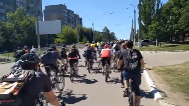 Велодень в г. Алчевске (27.05.2018) смотреть онлайн