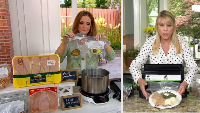 FoodSaver Stainless Steel Vacuum Sealer System with Sealable Bags on QVC смотреть онлайн