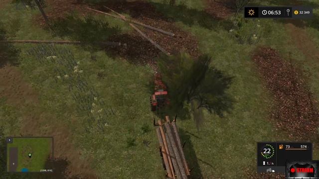 Farming Simulator 17 - карта Бухалово - Стрим1 смотреть онлайн