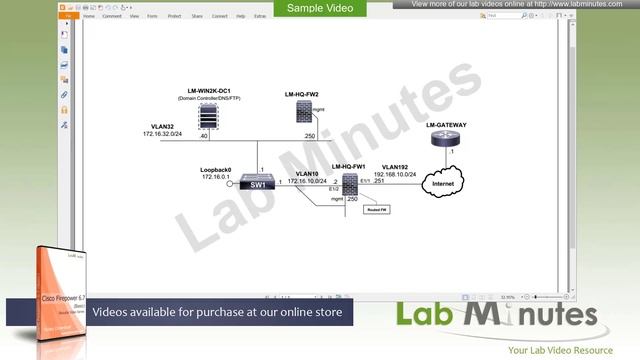 LabMinutes# SEC0350 - Firepower 6.7 FTD Device Installation смотреть онлайн