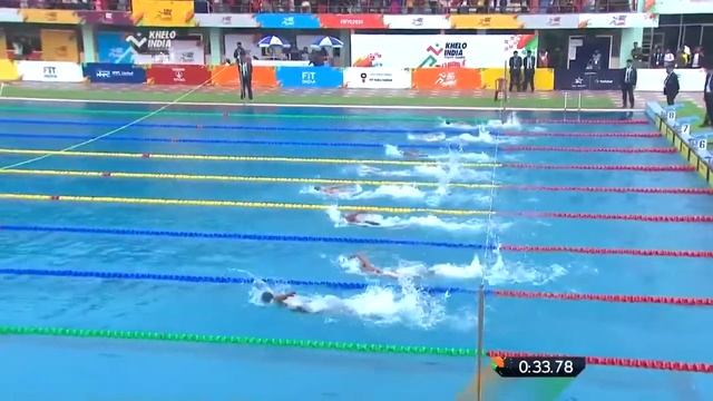 Swimming Under 17 Girls 100m Freestyle Final | Khelo India Youth Games 2020 смотреть онлайн