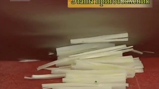 Китайская кухня: Обжаренная свиная вырезка с кинзой