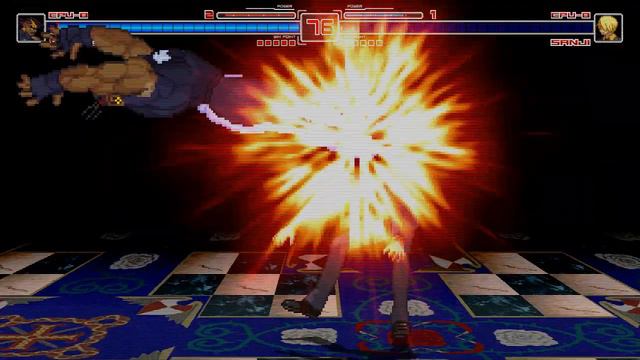 Eddy Gordo vs Sanji. Street Fighter MUGEN смотреть онлайн