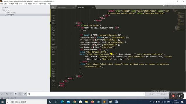 PHP Barcode Generator Explanation in Hindi смотреть онлайн