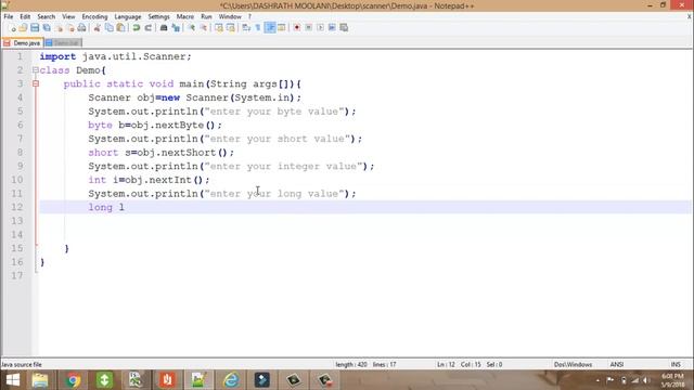 Getting input from user(Scanner class) in java | Beginners Tutorials(Hindi/urdu) part-2 смотреть онлайн