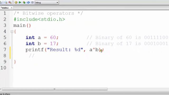 32. Bitwise operator XOR in C Programming (Hindi) смотреть онлайн