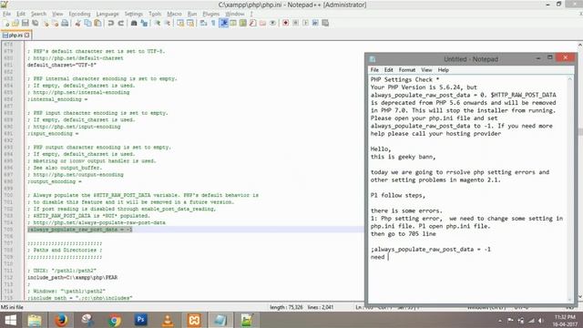 Readiness Check: PHP Settings Check erros while installing magento 2 смотреть онлайн