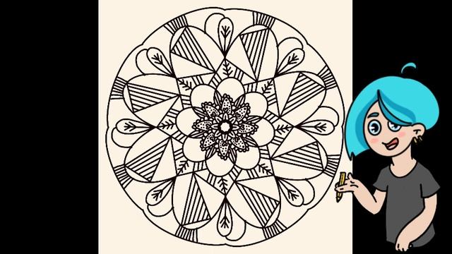 Рисуем мандалу в Procreate на iPad | Медитативное рисование смотреть онлайн