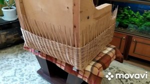 Плету кресло из бумажной лозы ( 1 часть)