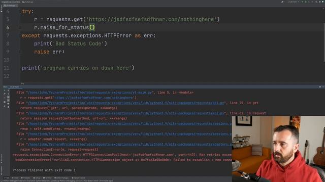 How To Handle Errors & Exceptions with Requests and Python смотреть онлайн