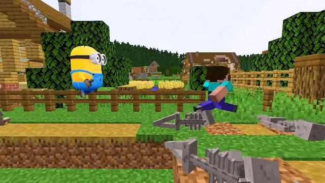 SURVIVAL MAZE of SKIBIDI TOILETS vs TV & CAMERA MAN MECHA BOSSES in MINECRAFT animation смотреть онлайн