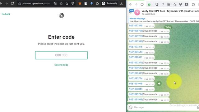 Instructions for verifying phone numbers for Free ChatGPT, OpenAI Accounts смотреть онлайн