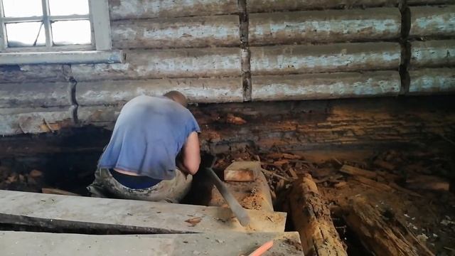 поднимаю дом на двух домкратах своими силами смотреть онлайн