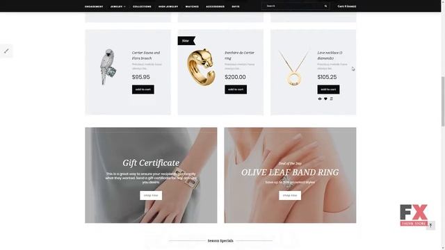 Queen - Jewelry Store OpenCart Template TMT Dion Royale смотреть онлайн