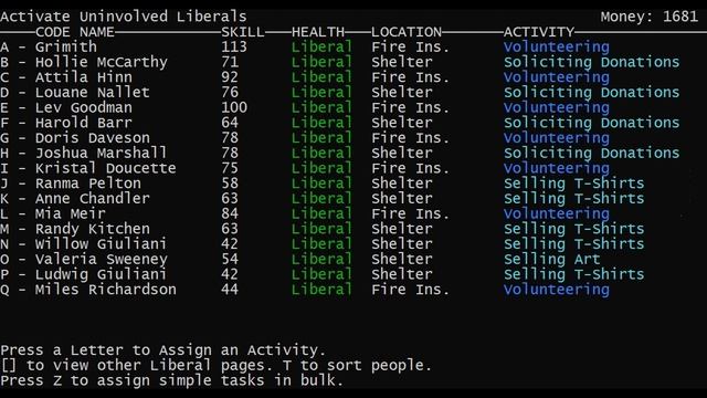 LGWI - Liberal Crime Squad v4.12.49 // 22 смотреть онлайн