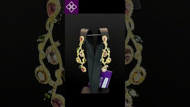 Серьги с турмалином и сапфирами от Галереи Самоцветов смотреть онлайн