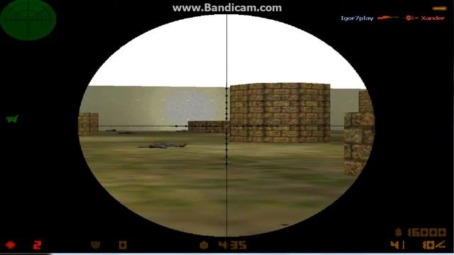 Первый раз играю в Counter Strike 1.6 русский мясник (с ботами) смотреть онлайн