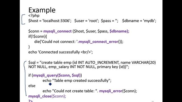 PHP@DB connection смотреть онлайн