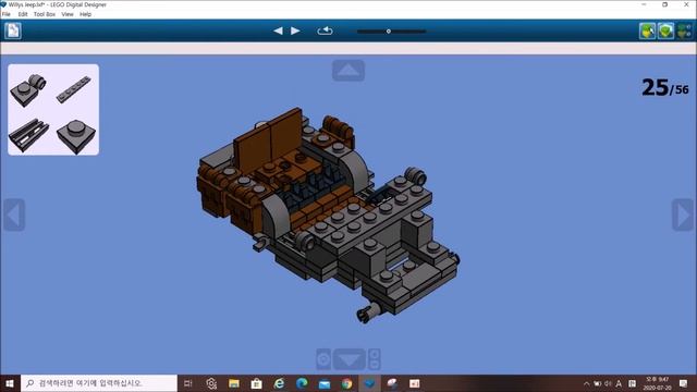 LEGO Willys Jeep (Ver.2) Instructions смотреть онлайн