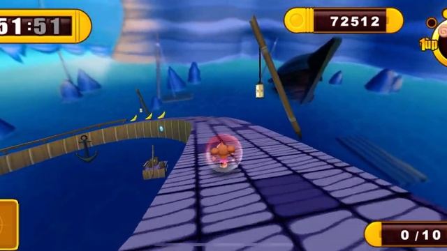 Super Monkey Ball: Sakura Edition - World 2: Pirates Ocean смотреть онлайн