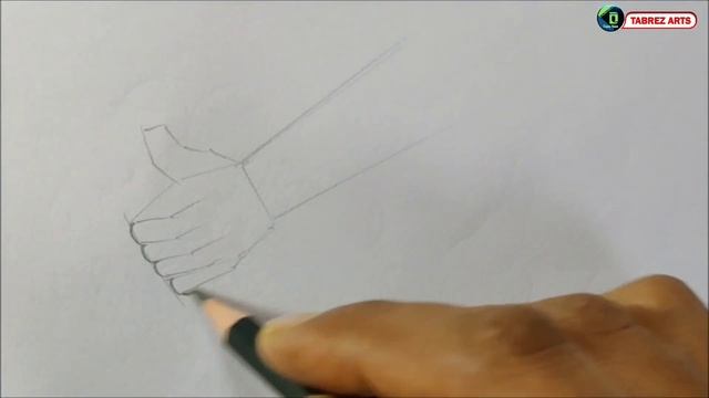 Tips & Trick To Draw Hand Easily | Different Gestures Drawing [Tabrez Arts] смотреть онлайн