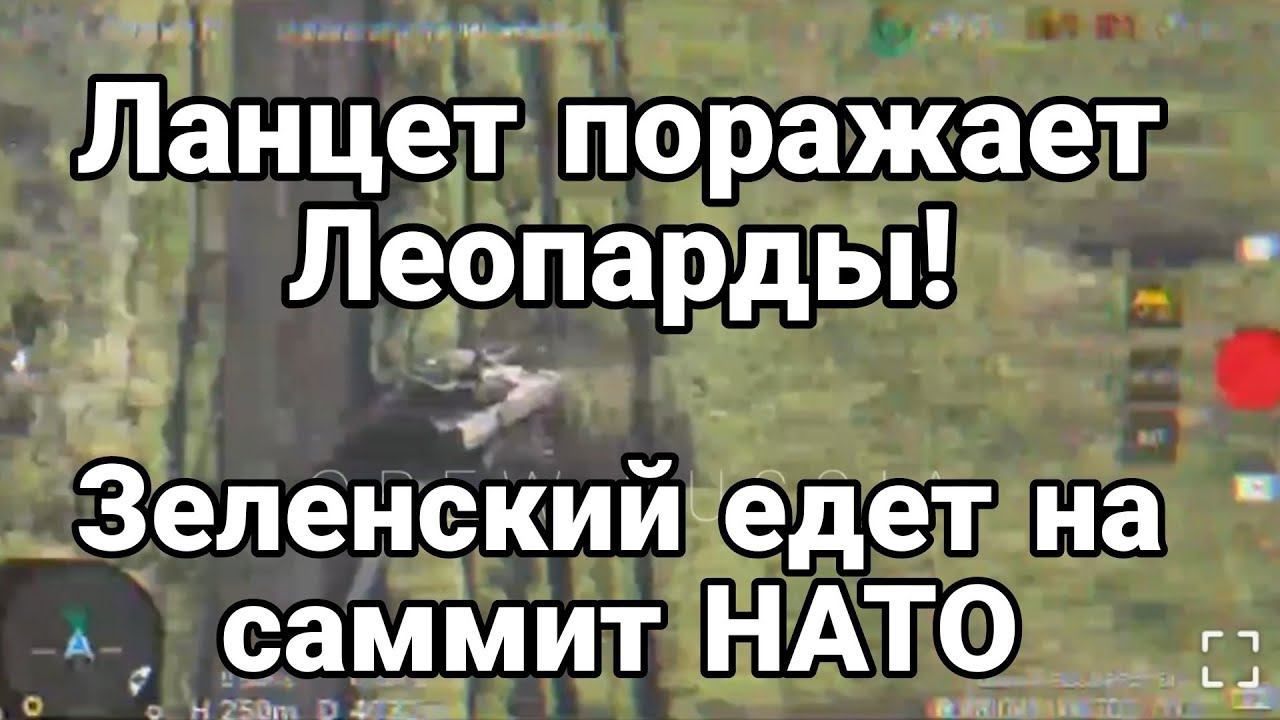 Ланцет П0РАЖАЕТ ЛЕ0ПАРДЫ! Зеленский едет на саммит НАТ0