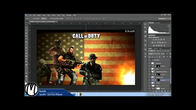 Speed Art // Call of Duty Wallpaper смотреть онлайн