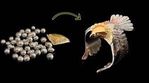 handmade eagle ring - how to make jewellery