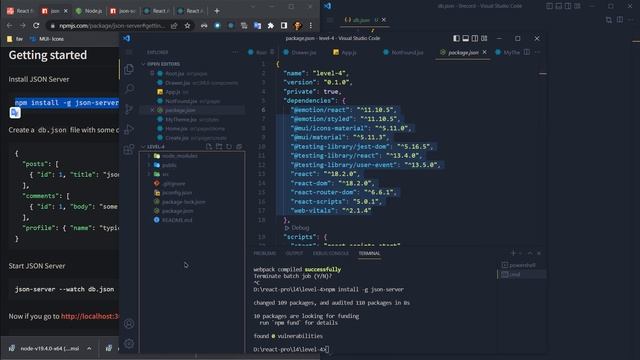 Material UI Full Course #26 - json-server المقدمة смотреть онлайн