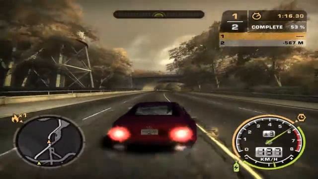 NFS MOST WANTED - BLACKLIST 10 (BARON) PORSCHE CAYMAN S VS SL 500 смотреть онлайн