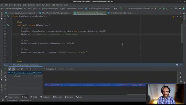 Nieszablonowy projekt Java do portfolio, zewnętrzne API, Java Sound, Speak Random Chuck Norris Joke смотреть онлайн