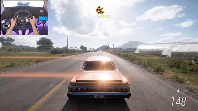 1964 Chevrolet Impala Super Sport 409 - Forza Horizon 5 | Logitech G923 gameplay смотреть онлайн
