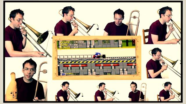 Sonic 2 - Chemical Plant Zone Trombone смотреть онлайн