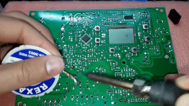 Ремонт платы котла Immergas, типовая неисправность.